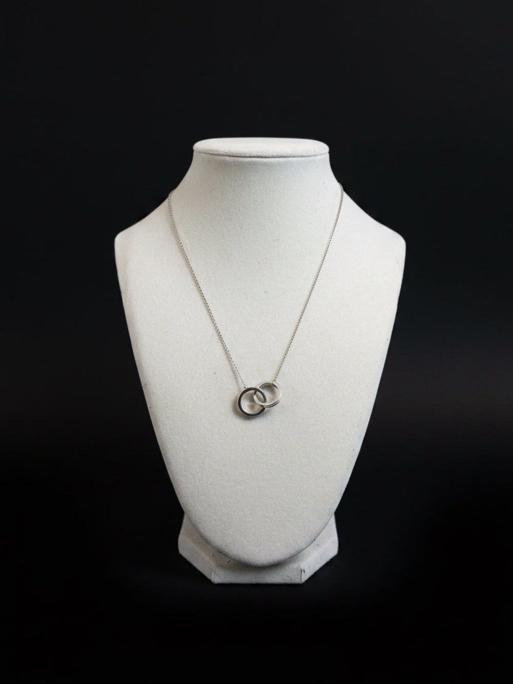 ⭐️ Tiffany & Co. 1837 Interlocking Circles Pendant Necklace, 15.9”